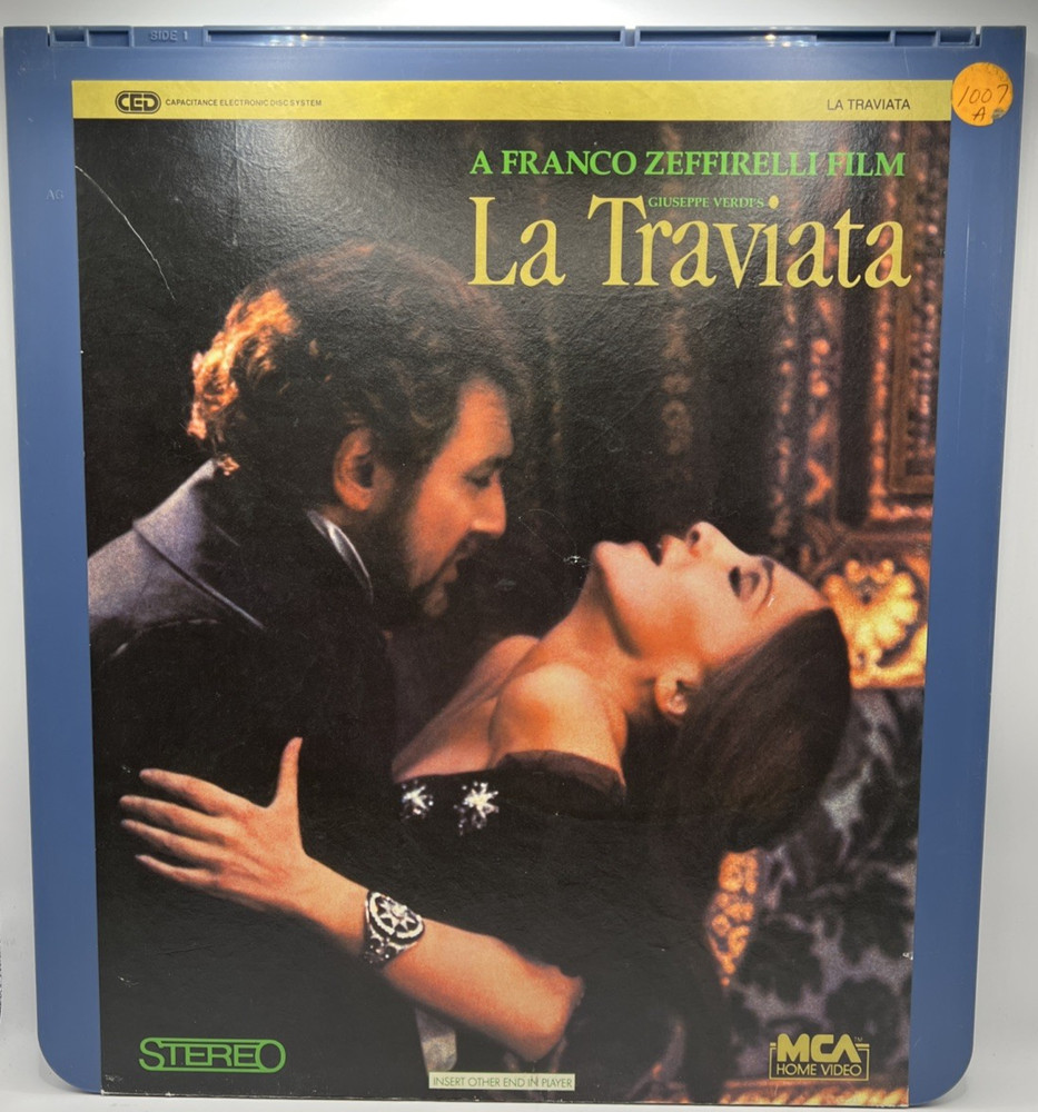 La Traviata CED RCA Videodisc Selectavision