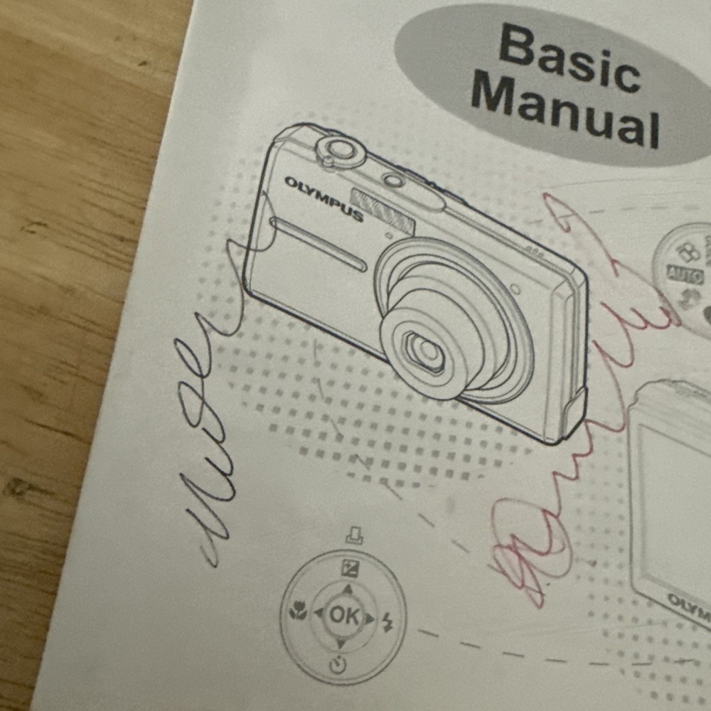 Olympus FE-220/X-785 Digital Camera Basic Instruction Manual Book