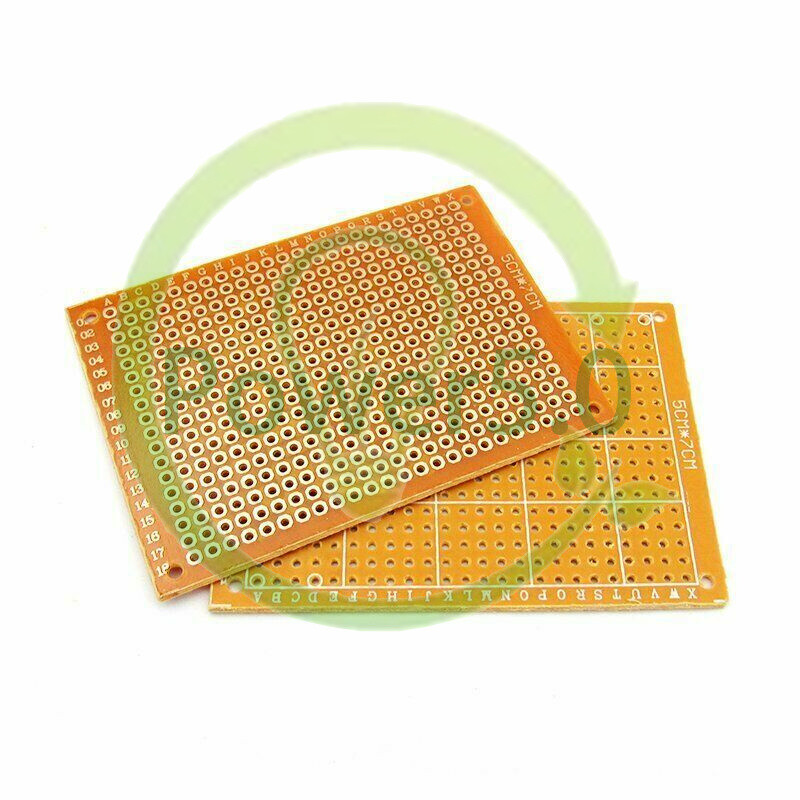 5PCS Universal Prototype Electronic Component Paper PCB Test Circuit Board 5*7cm