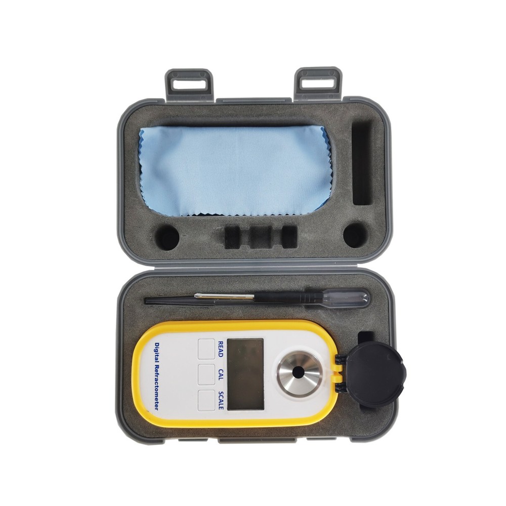 Digital Honey Refractometer Brix Meter Sugar Content Tester with Range 0 - 90%