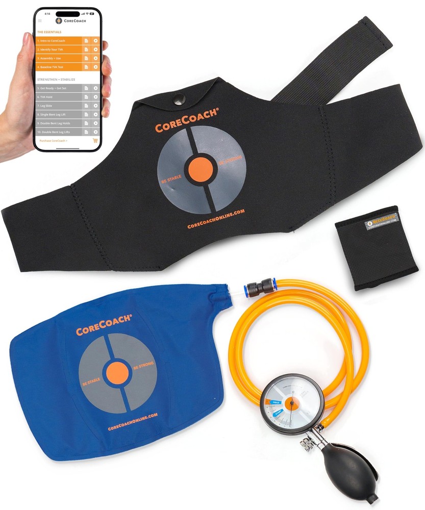 CoreCoach Pressure Biofeedback Device for Home Use - For Core Strength...