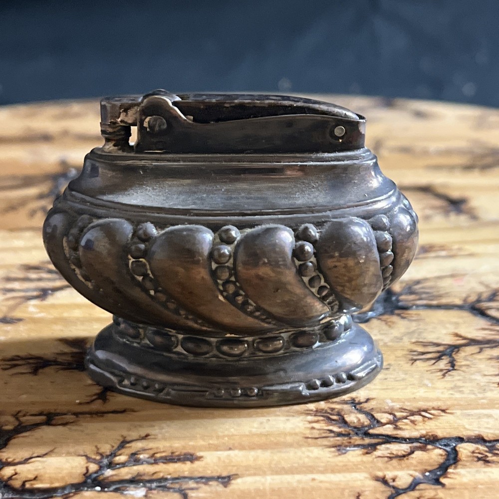 VINTAGE Silver plate - CROWN 1949-1954 RONSON Table Lighter Untested