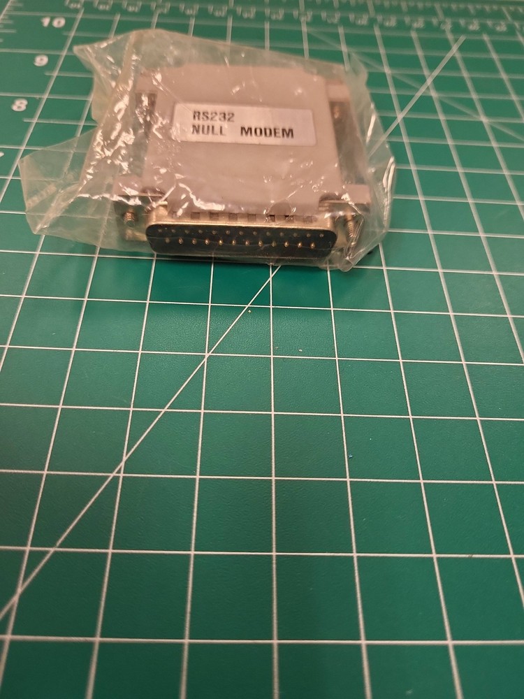 RS232 Serial Null Modem Adapter Connector DB25 DB9 Port Converter Cable PC