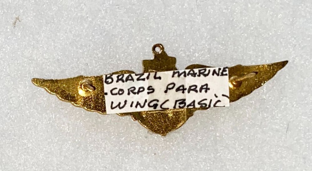 Brazil Marine Corps Basic Airborne Para Wing Badge