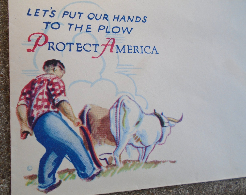 WWII home front patriotic envelopes