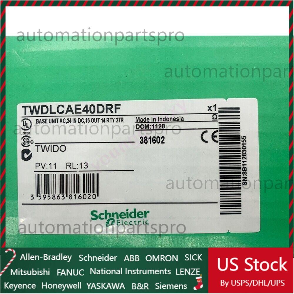 TWDLCAE40DRF Twido PLC 24 In Programmable Logic Controller Base Unit US Free TAX