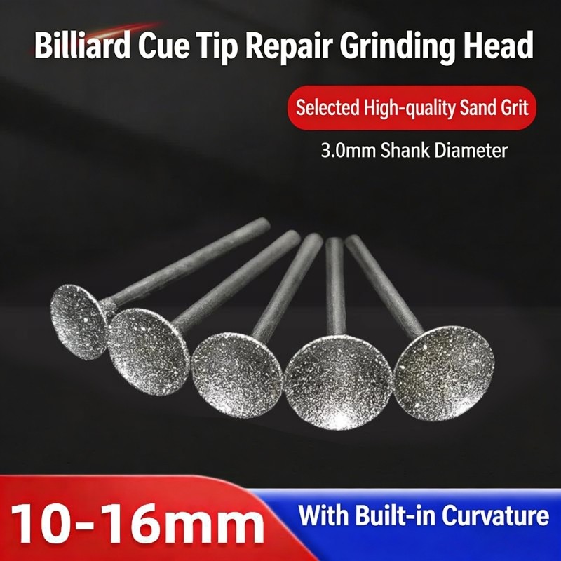 3pcs Premium Pool Cue Tip Grinding Tool For Consistent Playing Experience
