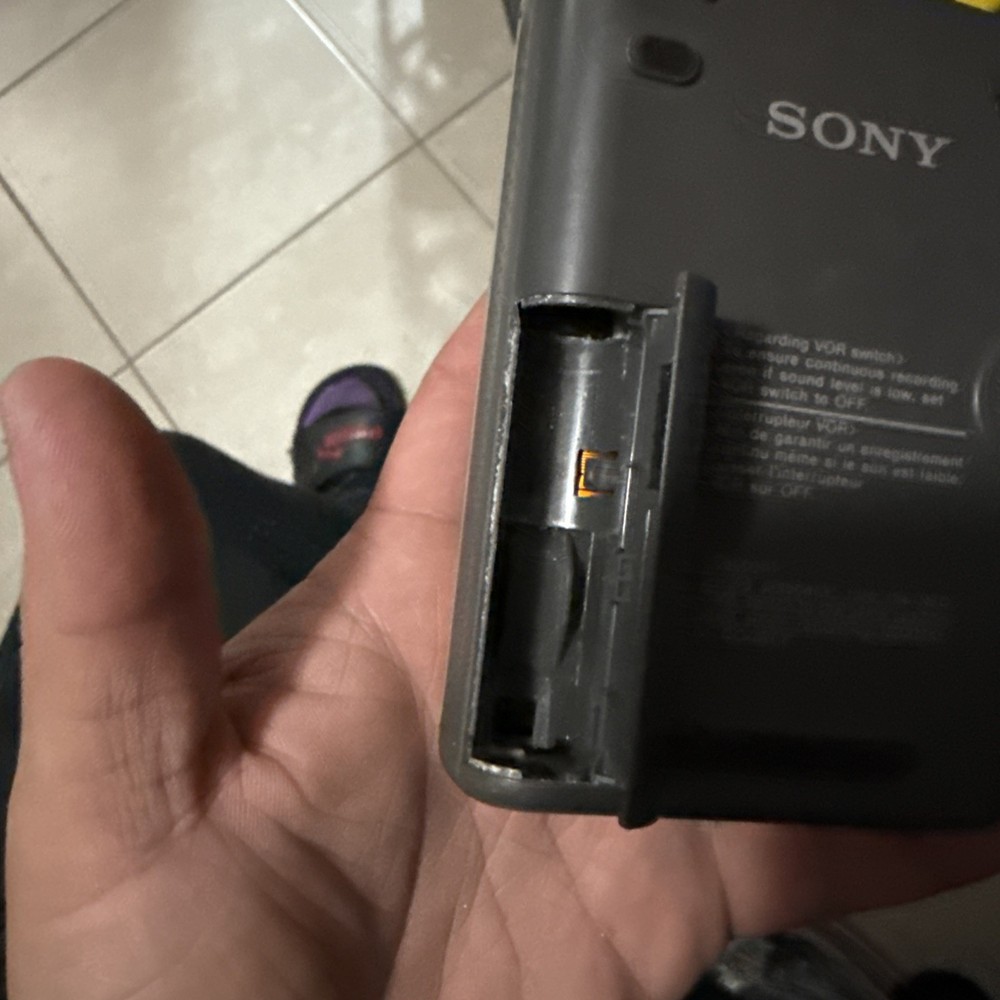 Portable Cassette Player Recorder Used Not Tested Compact Audio Device