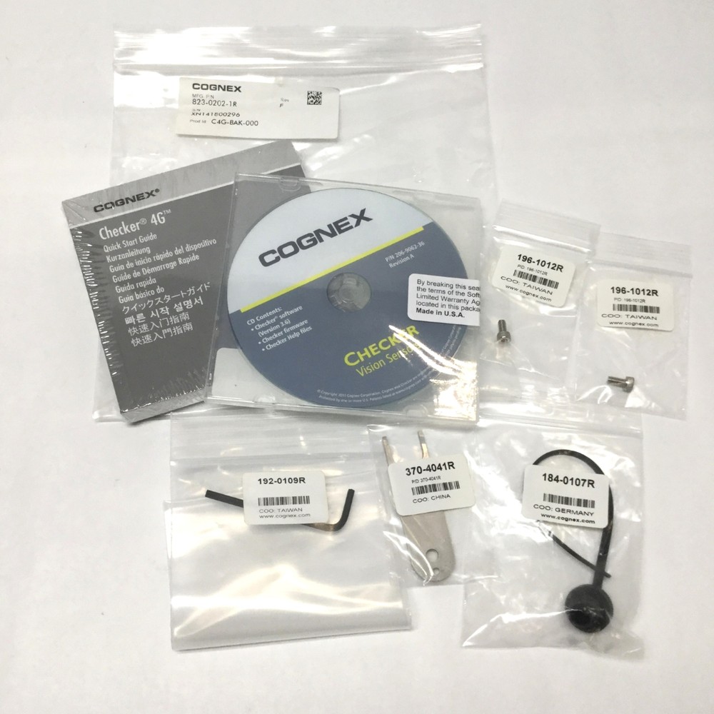 Cognex C4G-BAK-000 Checker 4G Smart Vision Sensor Camera Basic Accessory Kit