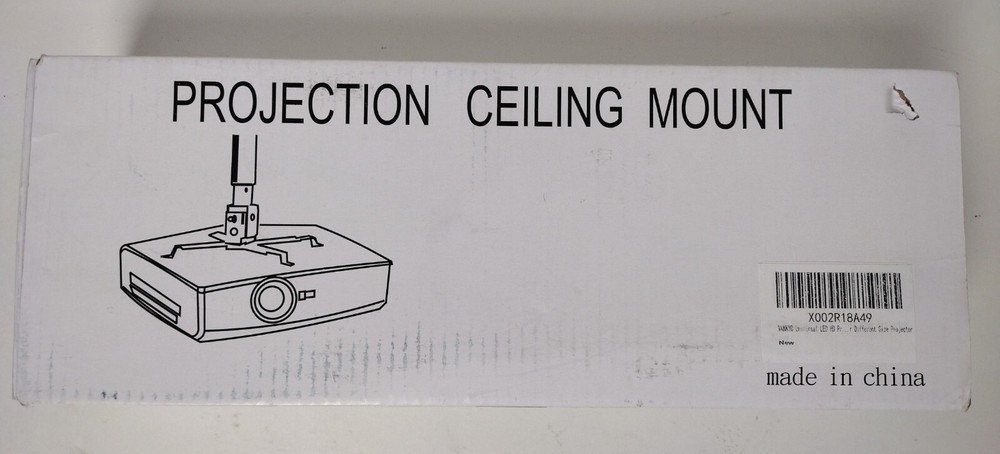 Adjustable Ceiling Projection Mount for Wall or Ceiling Home Theater Projector