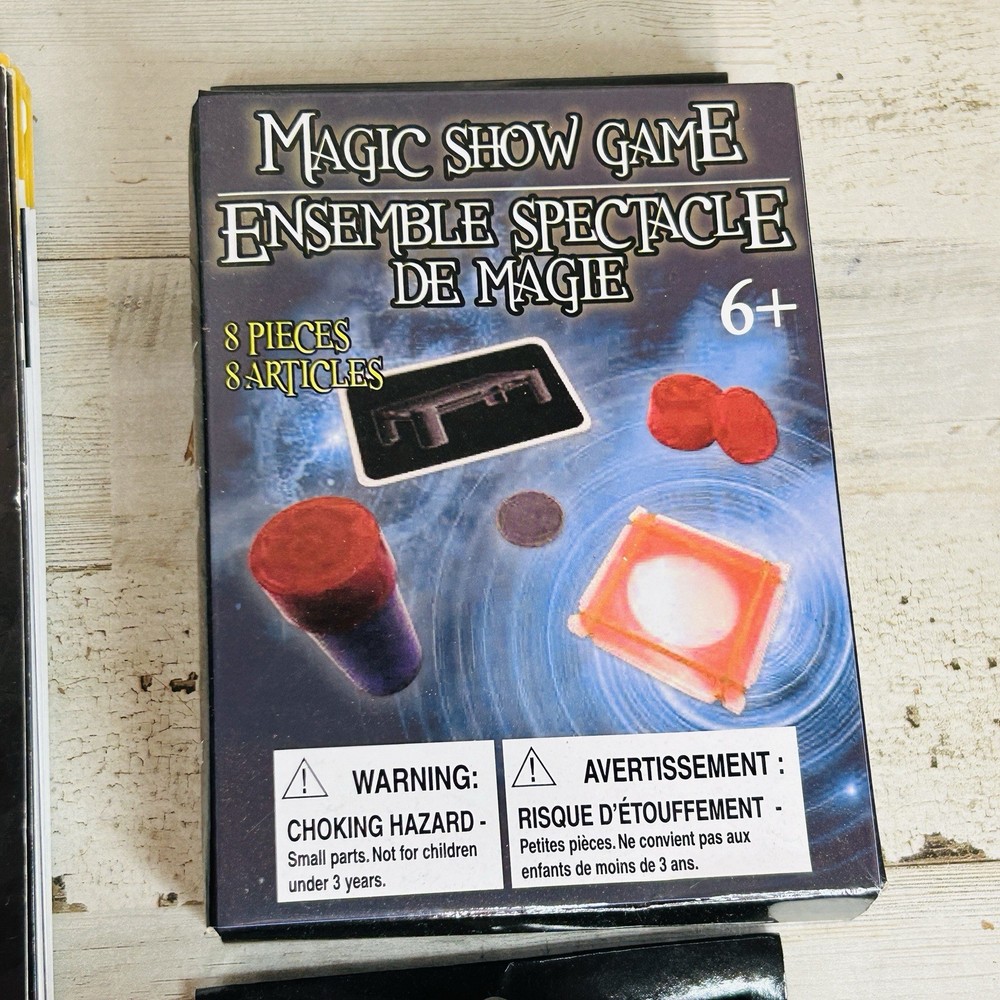 Professor Maxwell’s VR Magic Trick Book & 2 Unopened Magic Game Show Kits