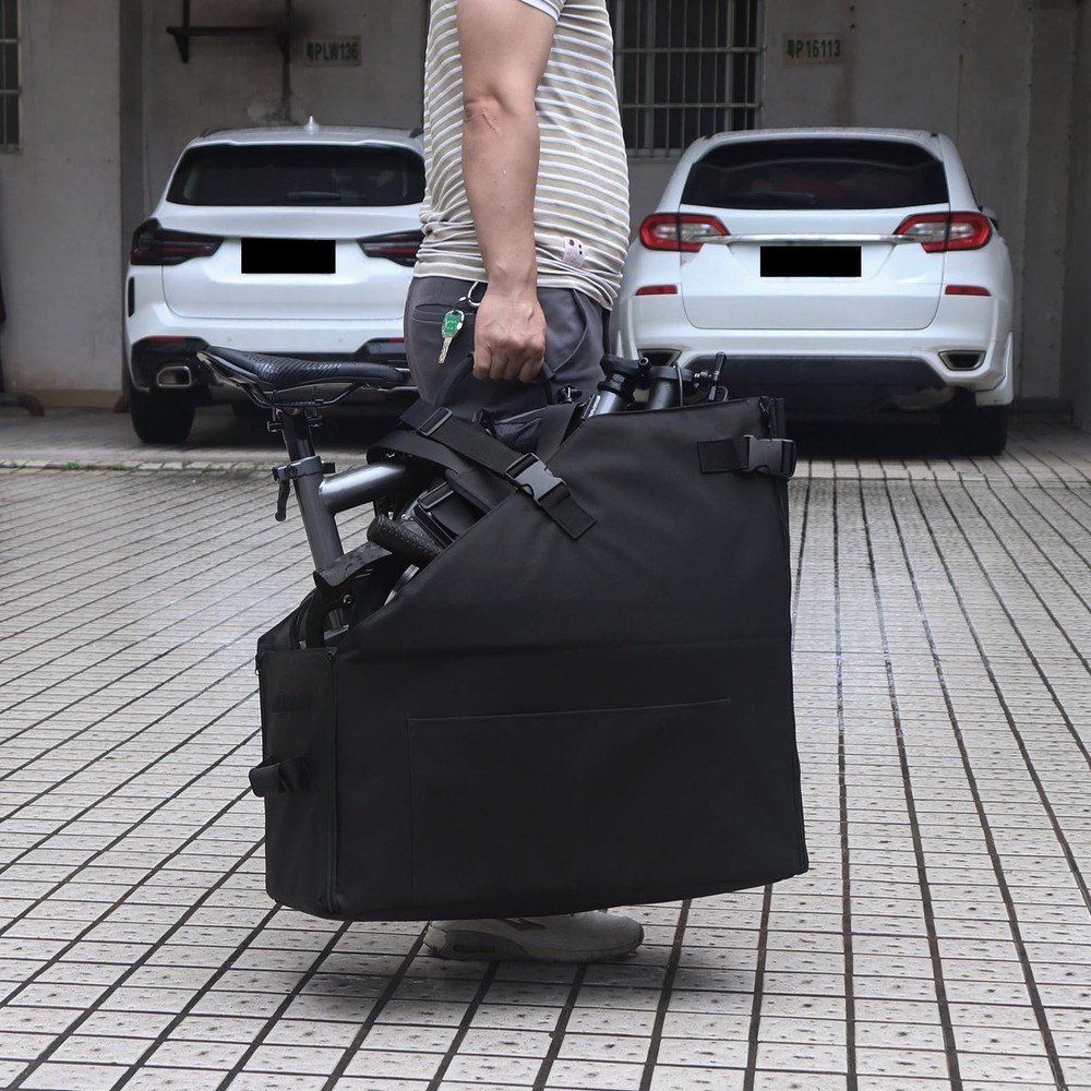 Folding Bicycle Storage Box Suitable For Bromp ton Folding Bikes Foldable Car...