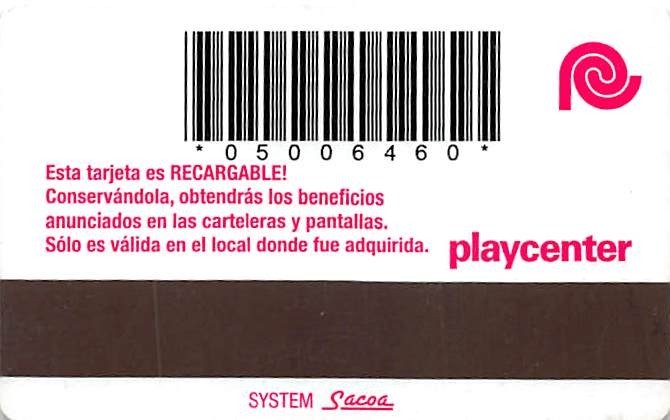 Playcenter- Mexican Video Arcade Card