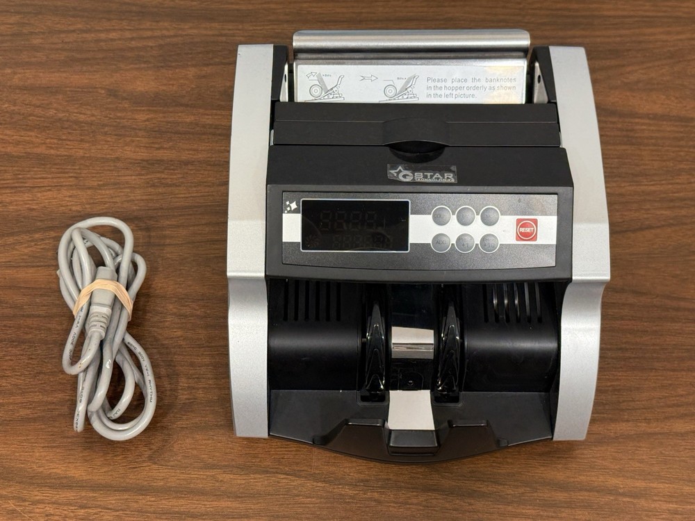 G-STAR TECHNOLOGIES GS NX-720B Bill Counting Machine - Used Working
