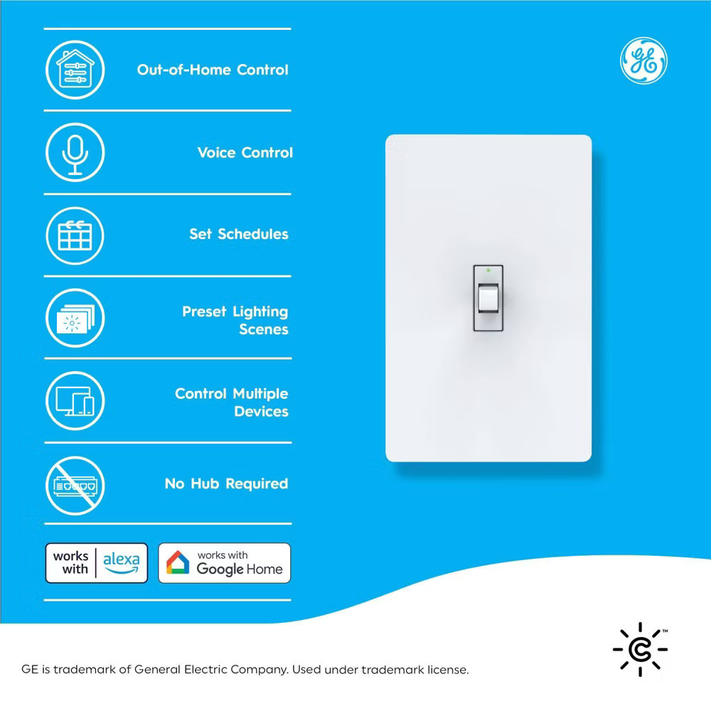GE CYNC 3-Wire On/Off Switch Toggle