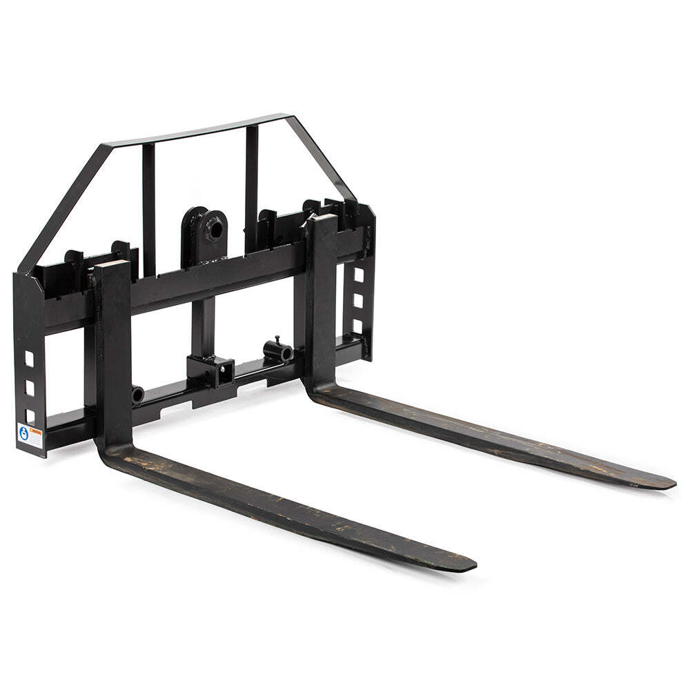 Titan Attachments Standard Series Pallet Fork Frame, 42" Pallet Fork Blades