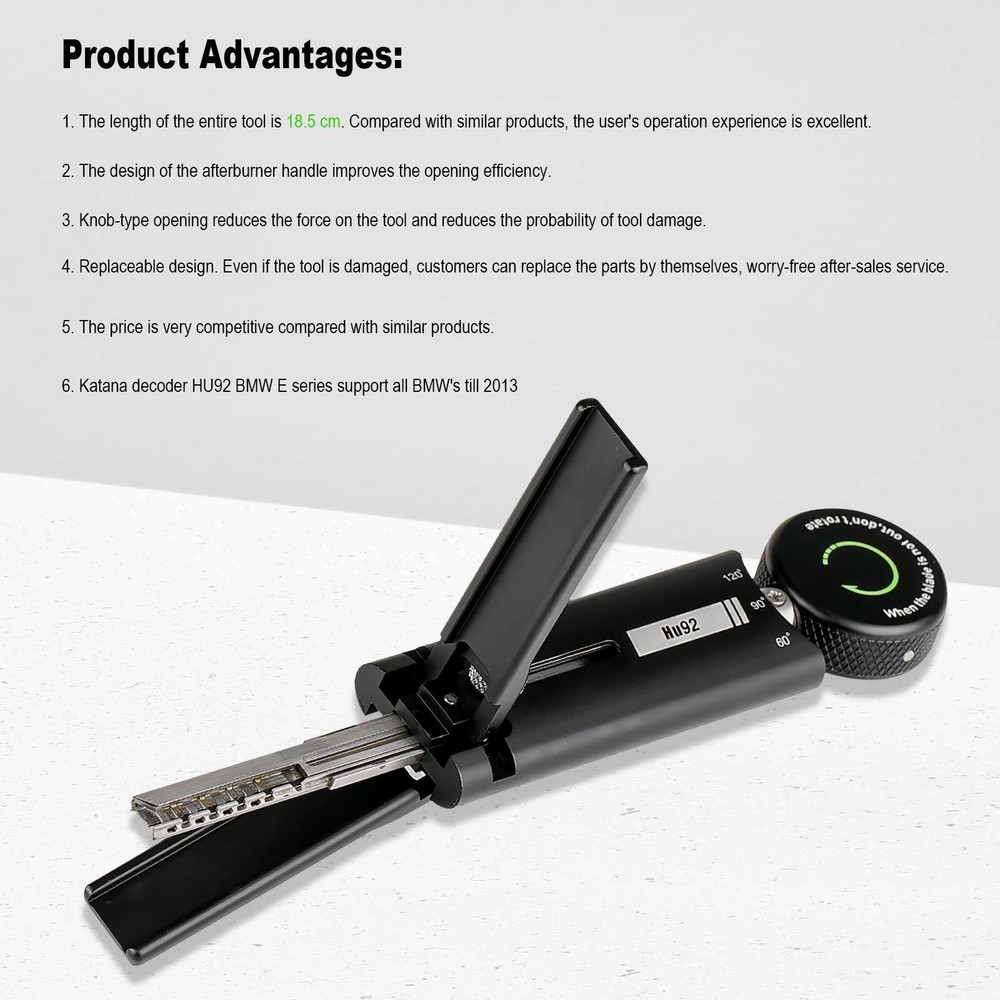 2024 Vapon Katana Decoder HU92 Auto Pick and Decoder Opening And Reading Tool