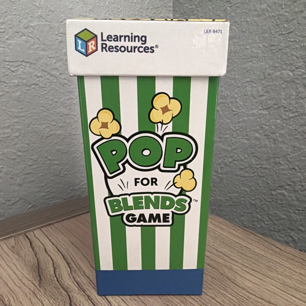 Learning Resources Pop for Blends Game 6+ Educational Phonics Word Activity