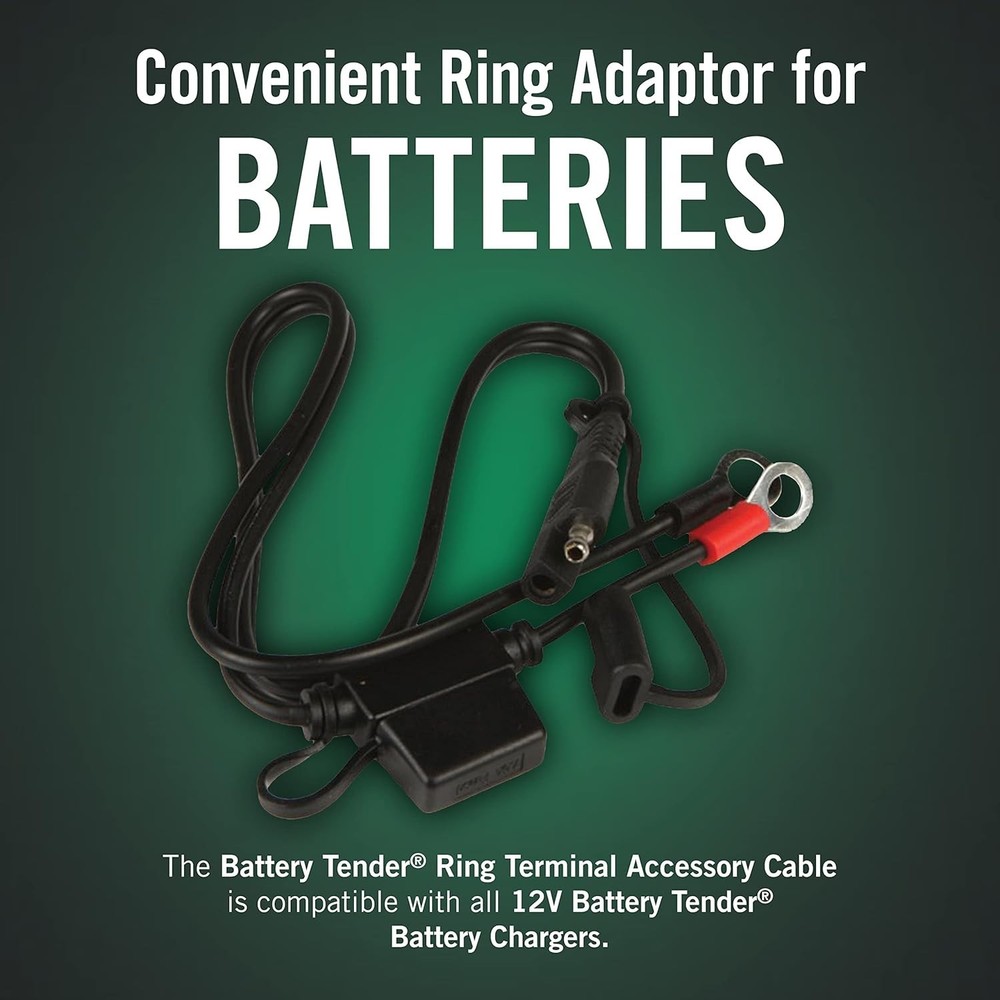 Die Hard Battery Charger/Tender Ring Terminal Harness Accessory 24” Cable