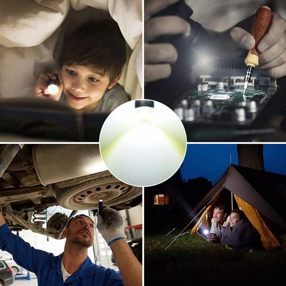 2x P13.5S LED Bulb 3W 6-24V For Maglite C D Cell Flashlight Replacement Light