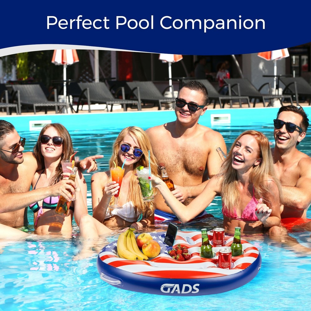 GADS American Flag Floating Drink Holder