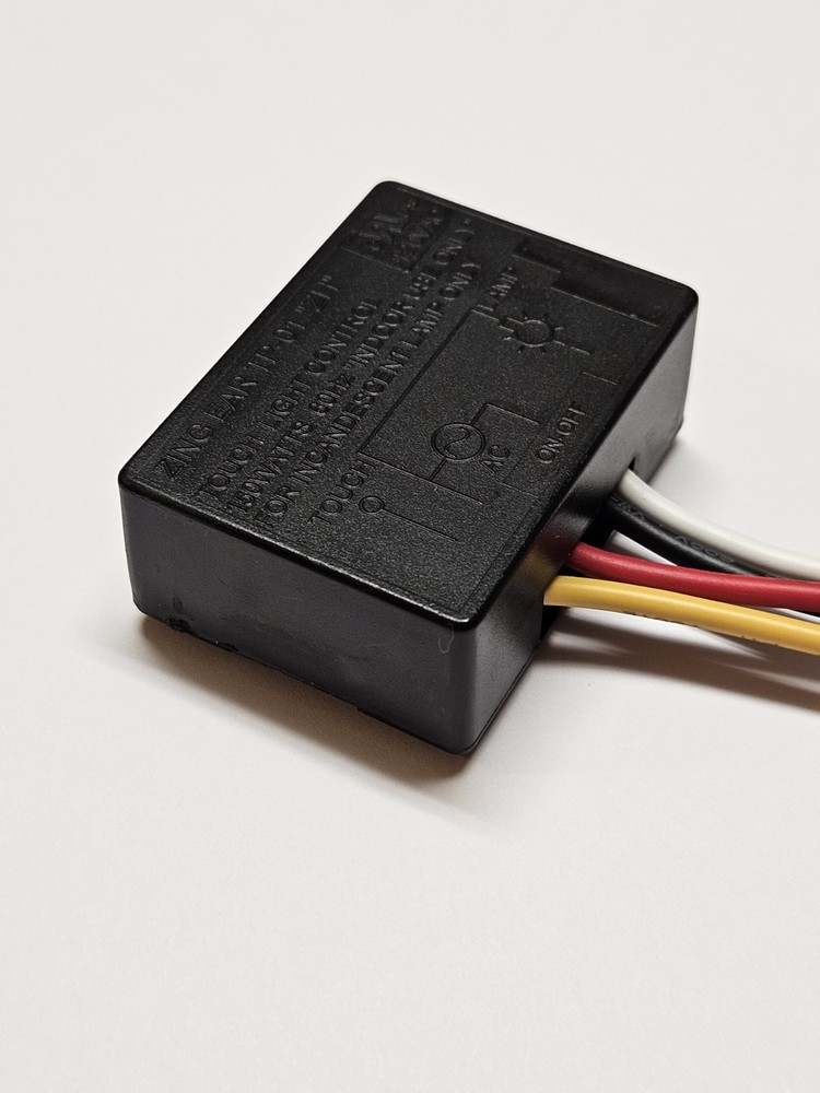 On-Off Touch Sensitive Lamp Control Switch Zing Ear NEW 40124JB