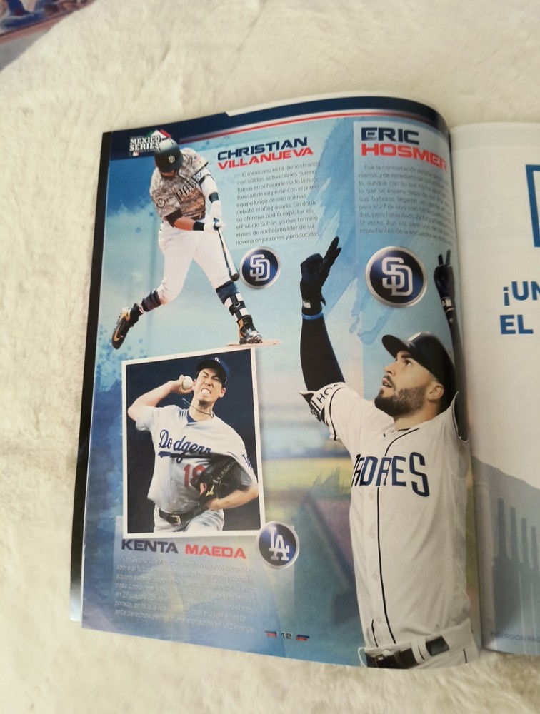 2018 Dodgers/Padres Monterrey Mexico Program