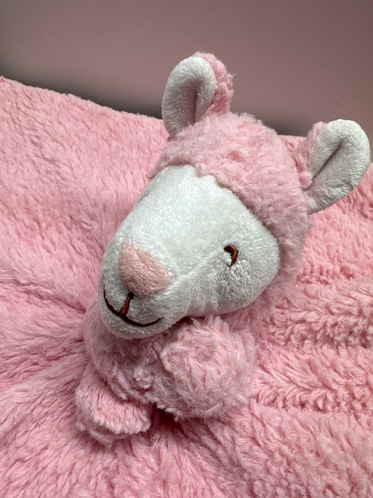 Carters Pink Llama Lovey Security Blanket For Babies HTF