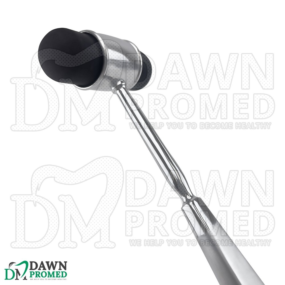 Dejerine Percussion Hammer 9" W/Dual Rubber Head & Needle Diagnostic Instruments