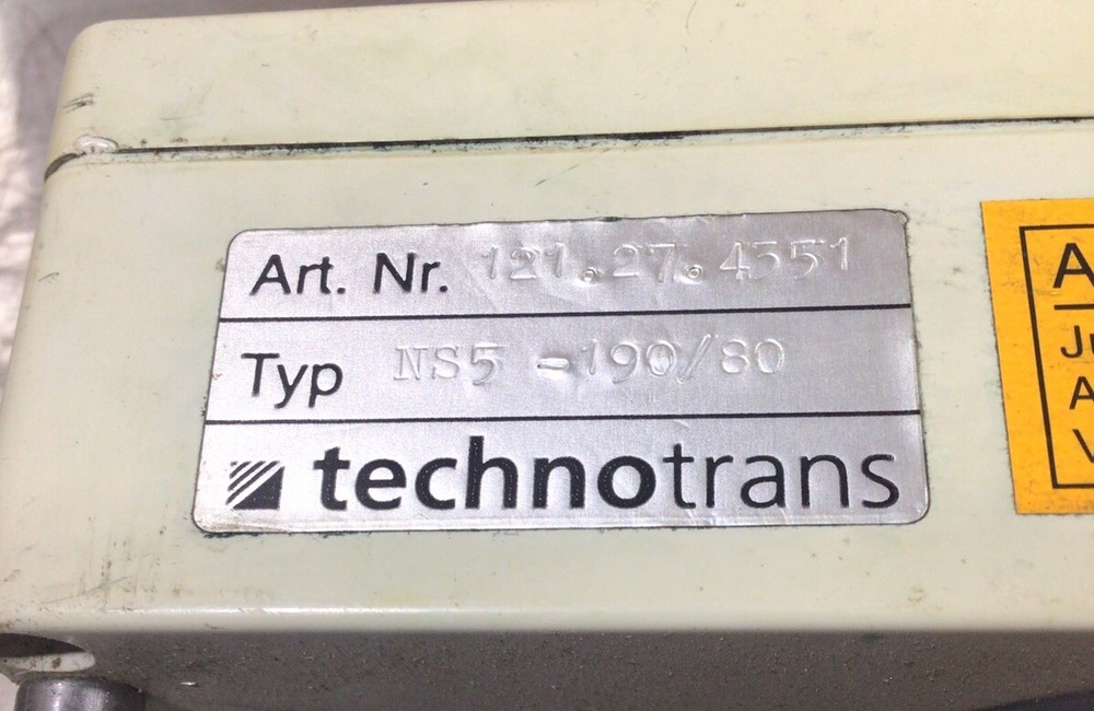 TECHNOTRANS 121.27.4351 NS5-190/80 11 Level Control Used