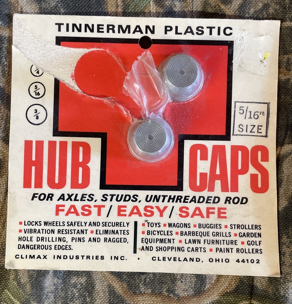 Axle Rod Hub Caps 5/16 Inch