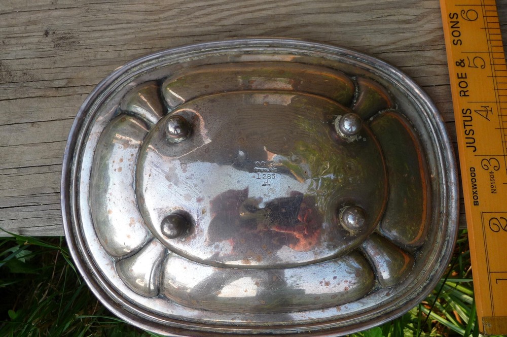 Sterling Silver SOAP DISH Footed Dominick & Haff 1268 NICE!