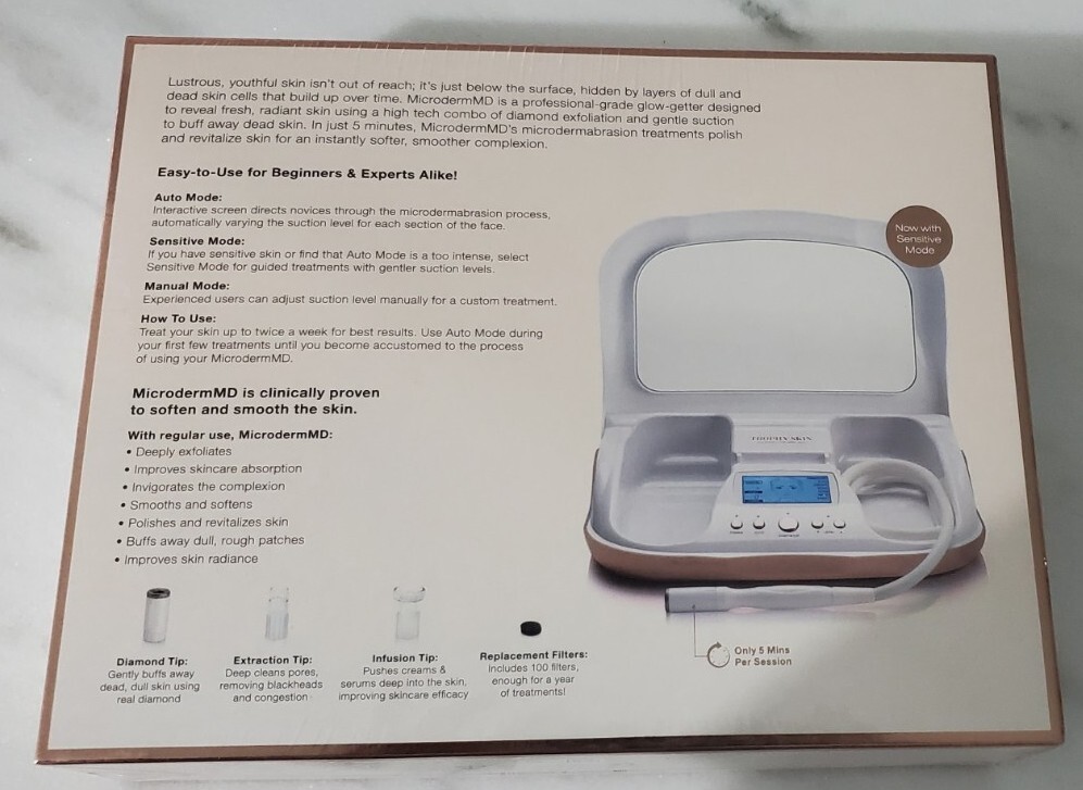 Trophy Skin Microderm MD Professional Grade Home Microdermabrasion System