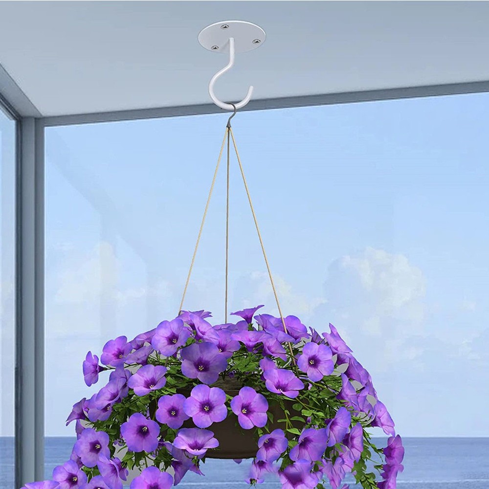 5 Pcs Iron Ceiling Hooks Durable Wall Fixing Hooks for Garage Garden Storage