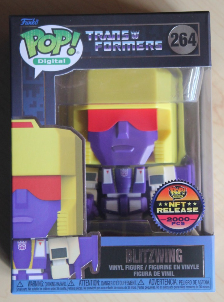 Funko Pop Digital Transformers Blitzwing Legendary #264 LE 2000
