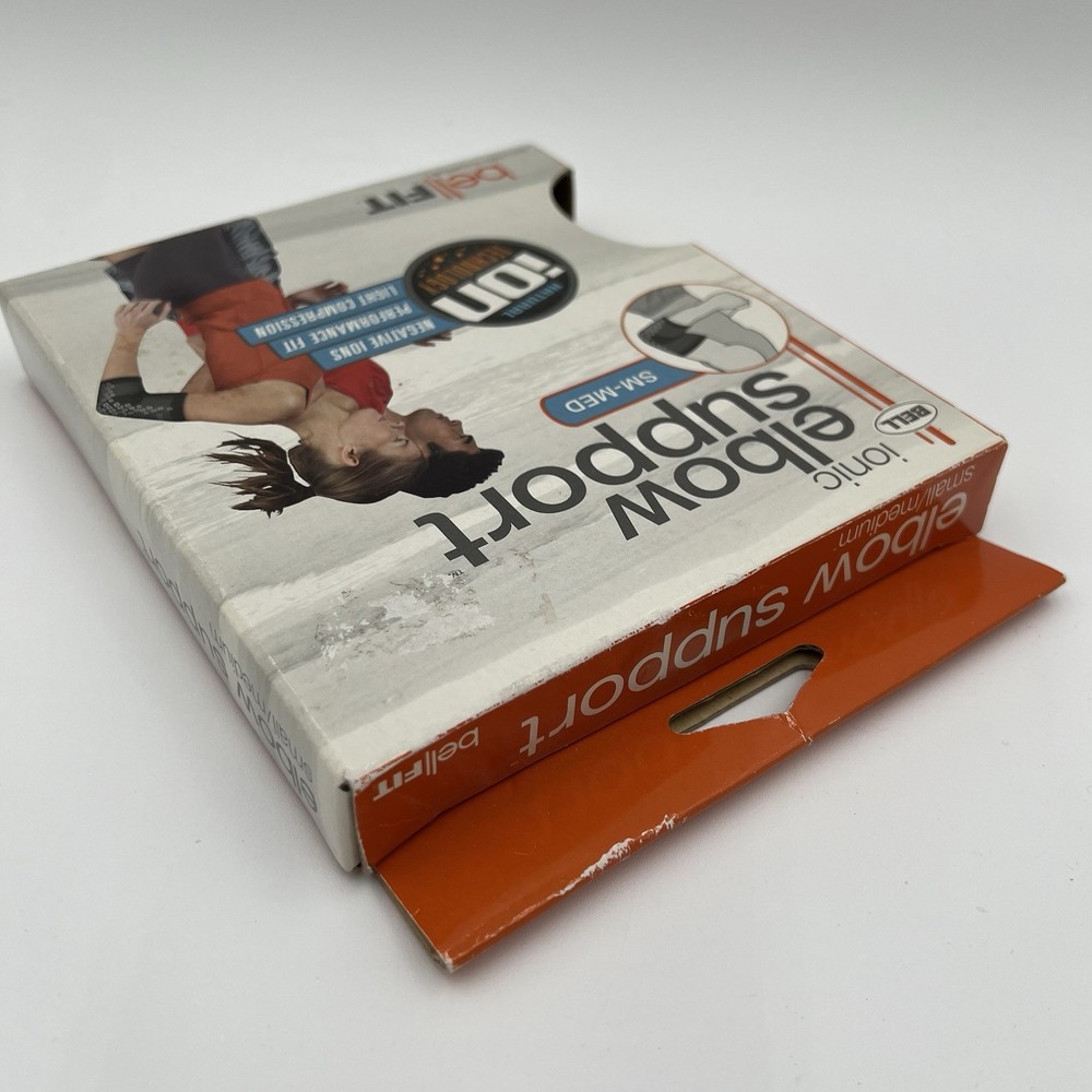 2 Bell Ionic Elbow Support Negative Ions Performance Fit and Fits Small-Medium