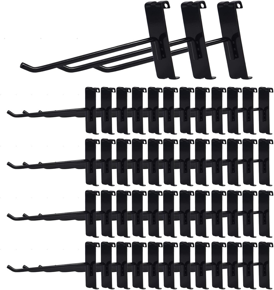 Gridwall Hooks 6 Inch,50PC Display Hooks for Grid Wall Heavy Duty Gridwall Hook