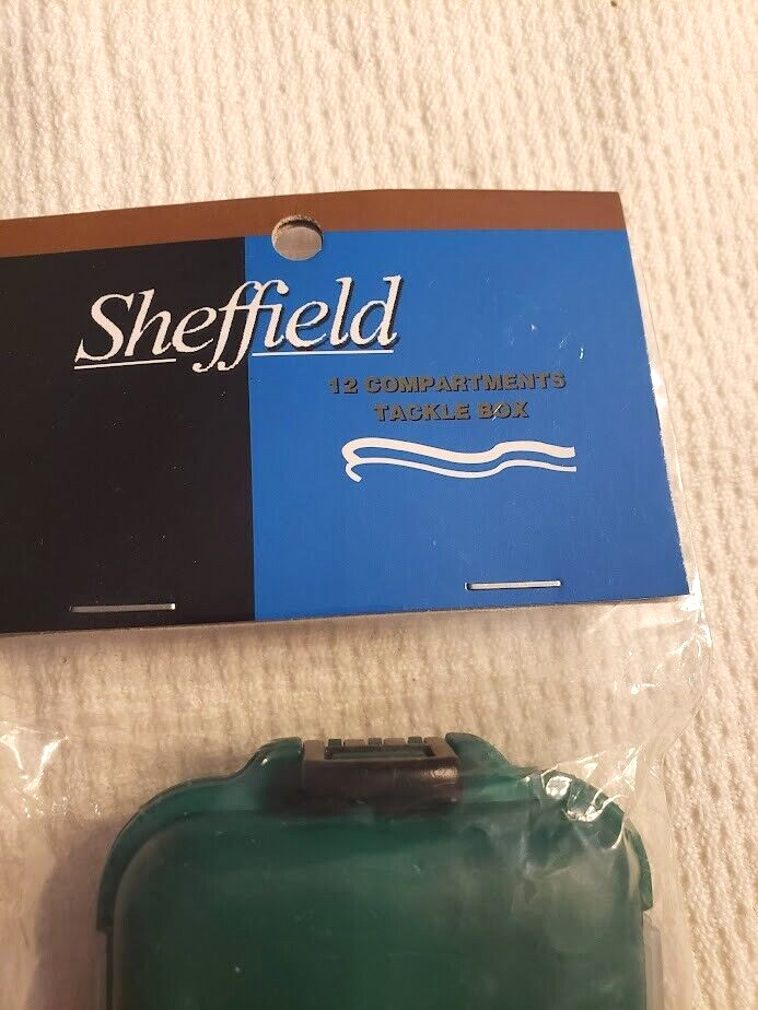 Sheffield 12 Compartment Tackle Box Green