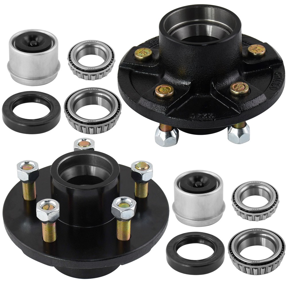 Trailer Idler Hub Kits 5 on 4.5 for 3500 lbs Axle 5x4.5 5 Lug Trailer Hub Kit