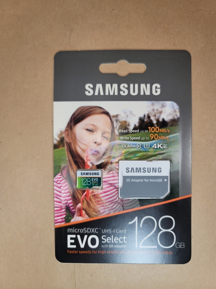 SAMSUNG MicroSDXC EVO 128gb select Memory Card
