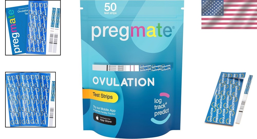 Reliable 50 Ovulation Strips - Easy Use for Identifying Fertile Days