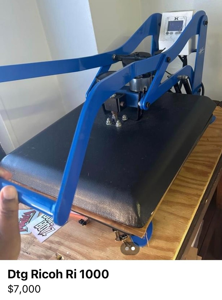 Excellent Condition Ricoh RI-1000 DTG printer