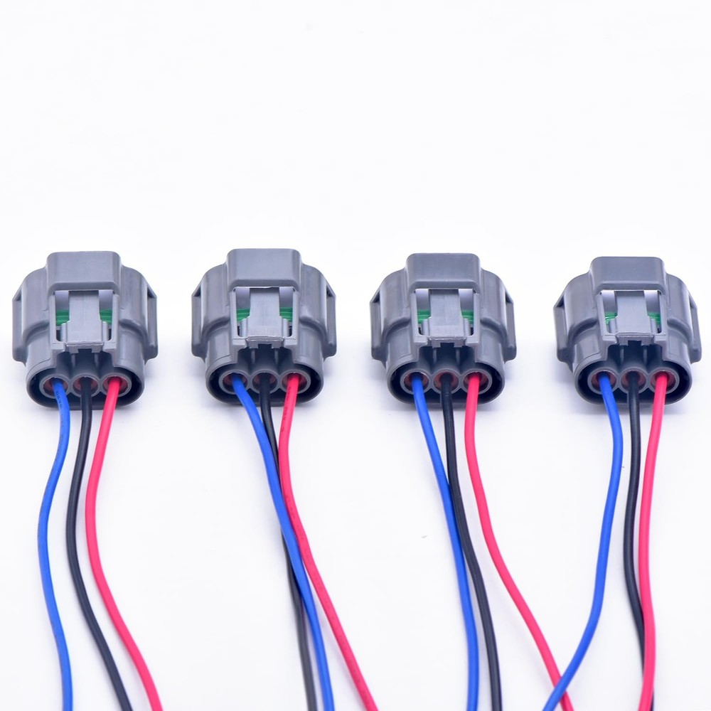 DECKBU 4PCS 3 Pin Automotive Waterproof Sensor Socket Ignition Coil...