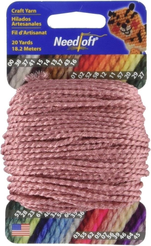 Needloft Plastic Canvas Yarn, 20 yards - Lavender