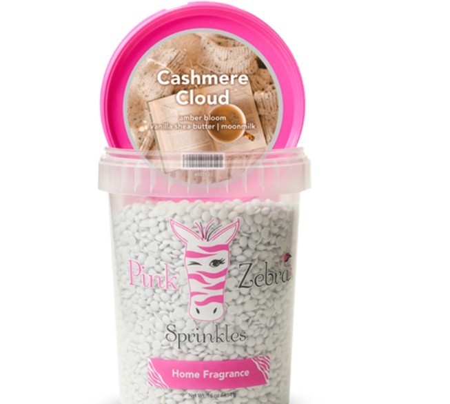 New Pink Zebra Wax Sprinkle Cartons