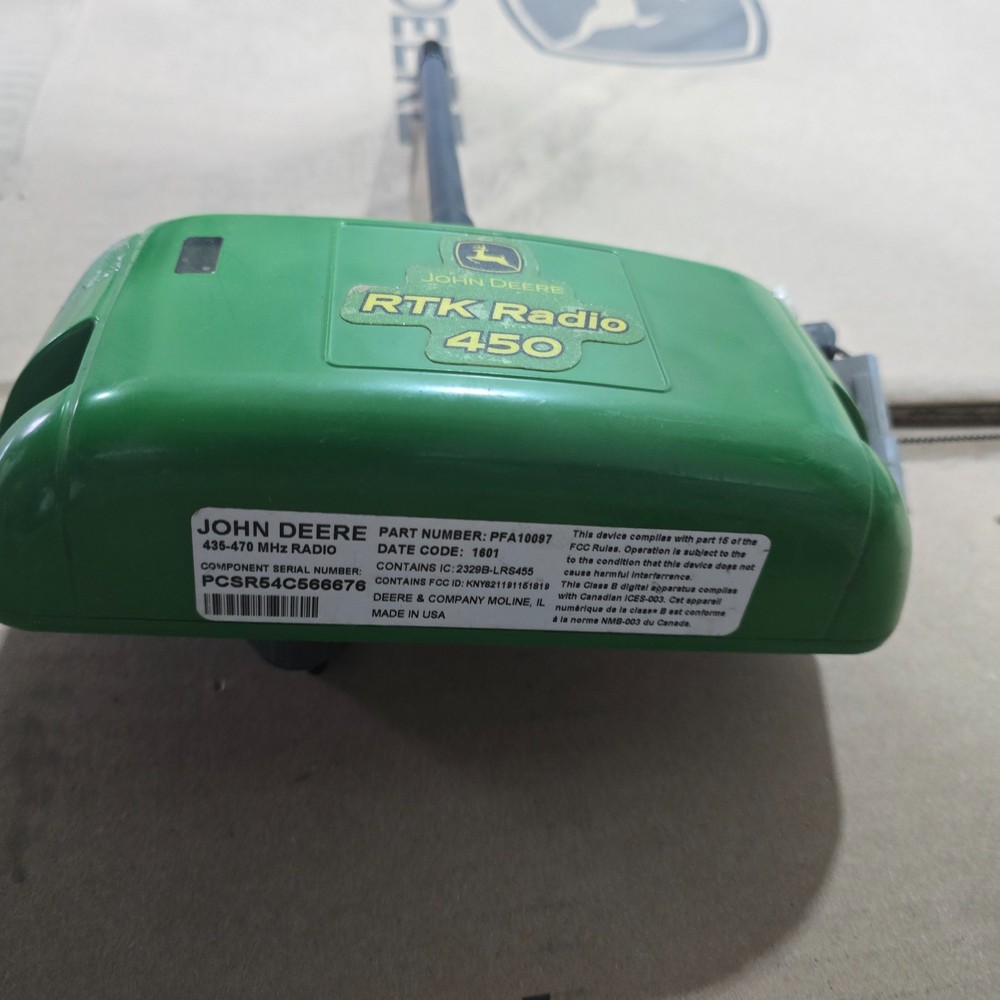 John Deere Starfire 450mhz RTK