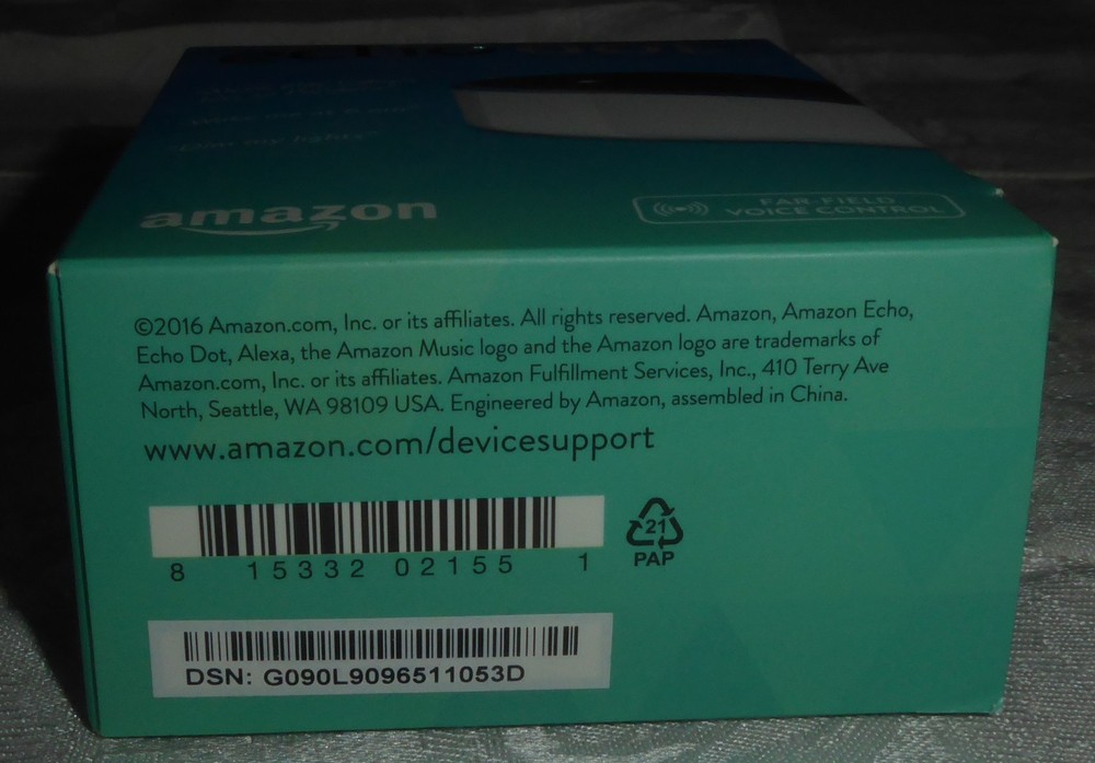 Amazon Echo Dot Smart Speaker - 2nd Gen - New/Sealed