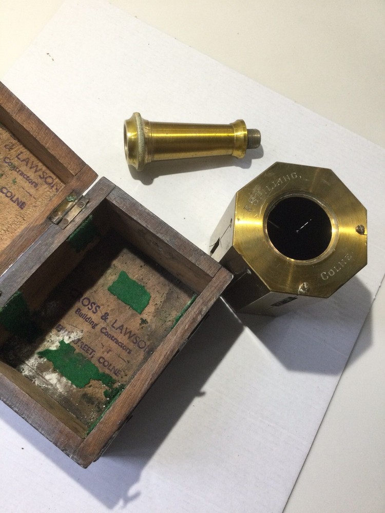 vintage brass instrument Optical Square Setting Out Tool