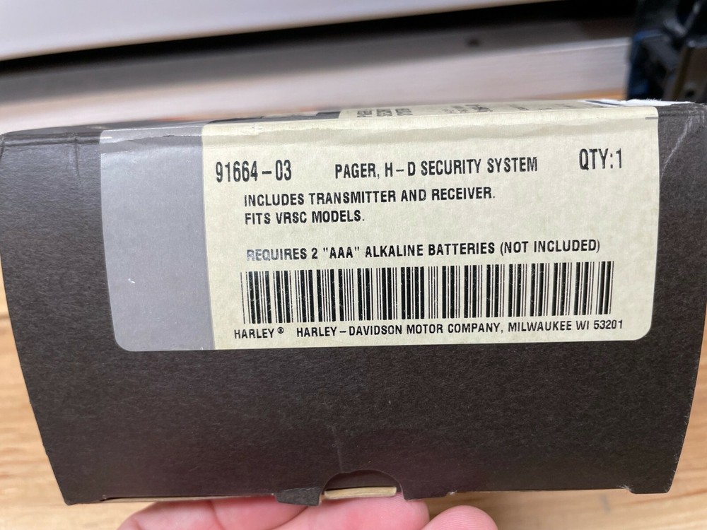 91664-03 Harley-Davidson Security System Pager