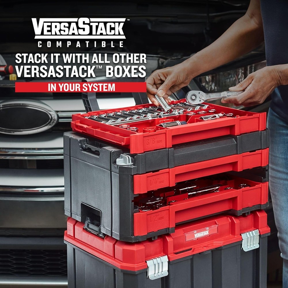 CRAFTSMAN 230-Piece Automotive Tool Set, includes a VERSASTACK toolbox,